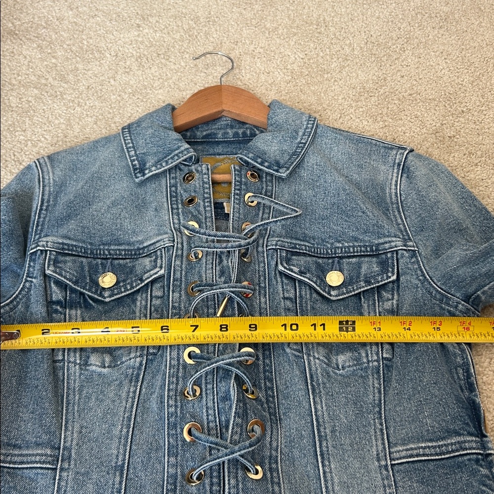 New Michael Kors lace up denim dress - Picture 11 of 13